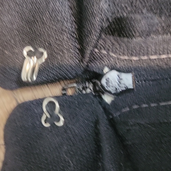 Vtg 70s-80s MISS-TIQUE Black V-neck Long Sleeve Witchycore Adam's Family Maxi - Picture 13 of 13